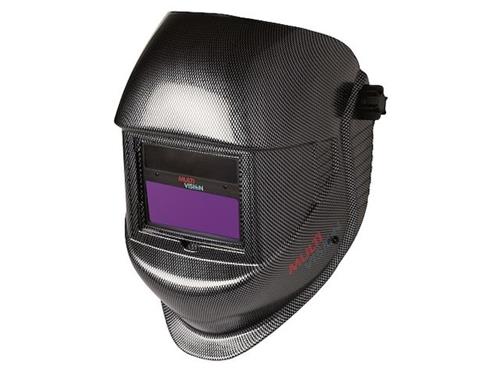 Casco de soldadura multivisión grava aspecto carb 90x110