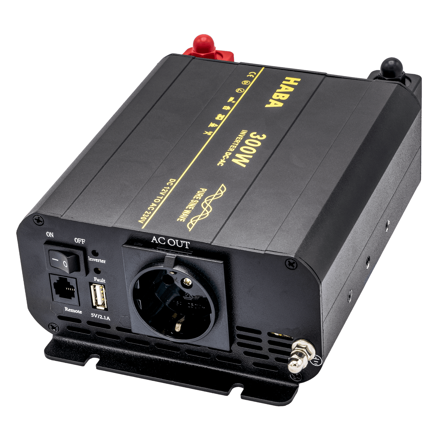 Camper e caravan inverter a onda sinusoidale pura - 300w