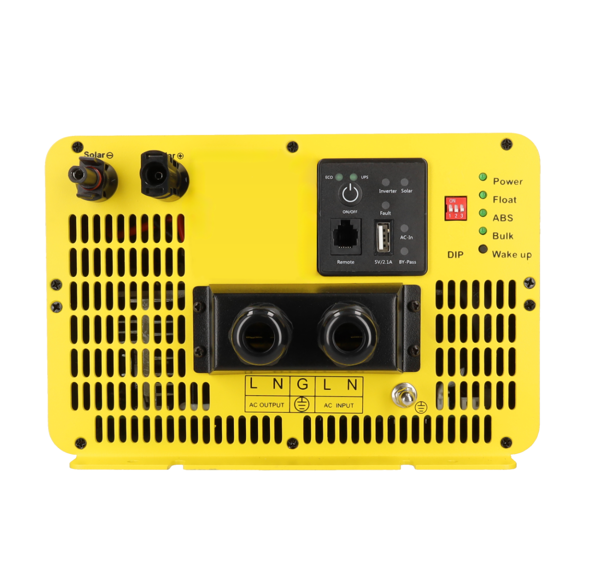 Inversor onda sinusoidal pura 12v-230v - 2000w con cargador, conexión panel solar y controlador de carga MPPT