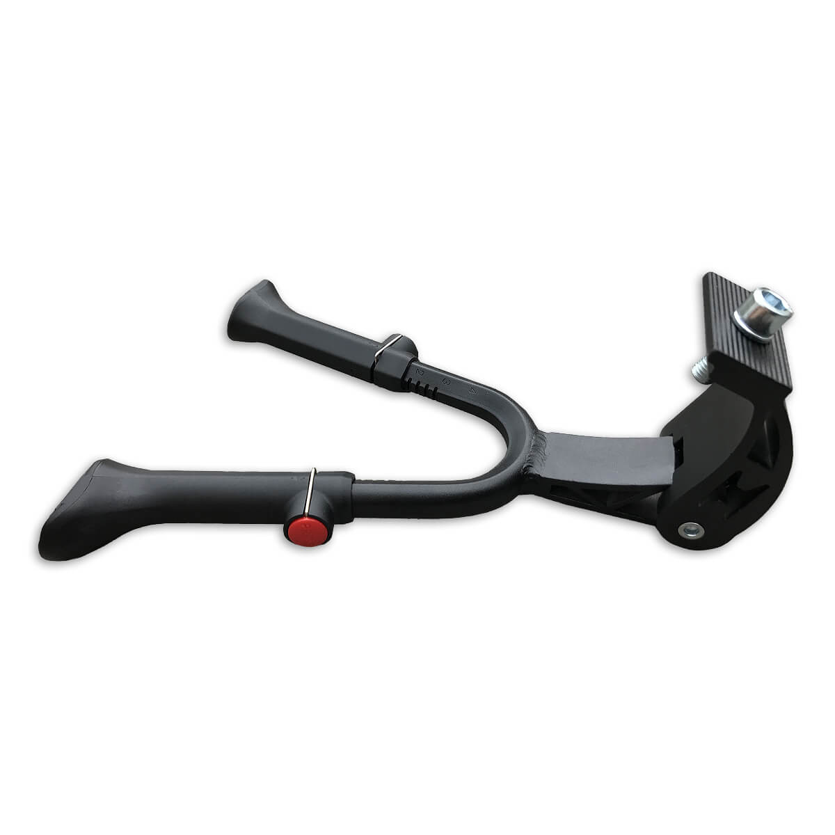 Negro de aluminio de 24-28 pulgadas de doble ajuste de doble ajuste estándar