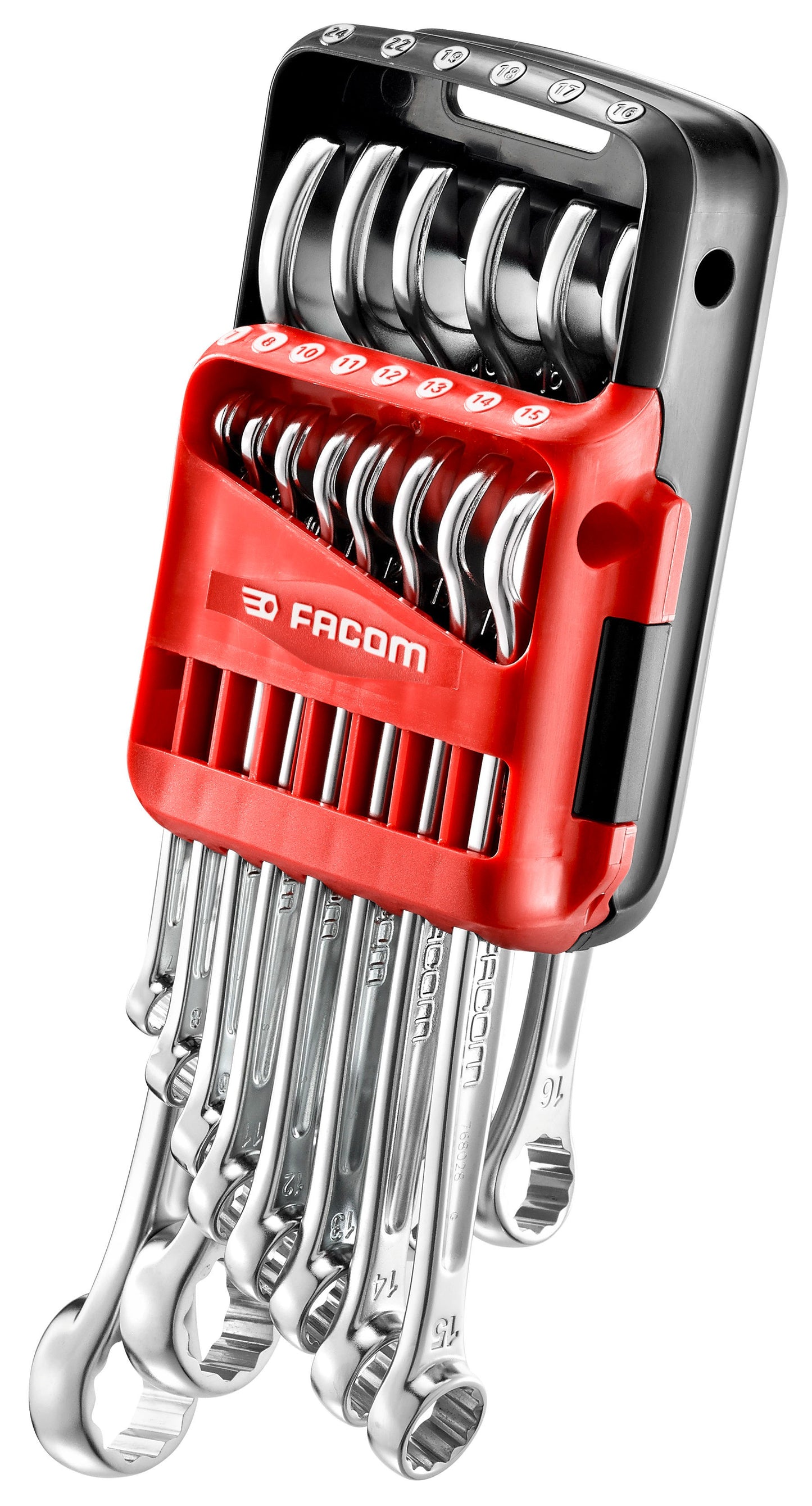 Facom set di 14 chiavi combinate in supporto - 440.jp14