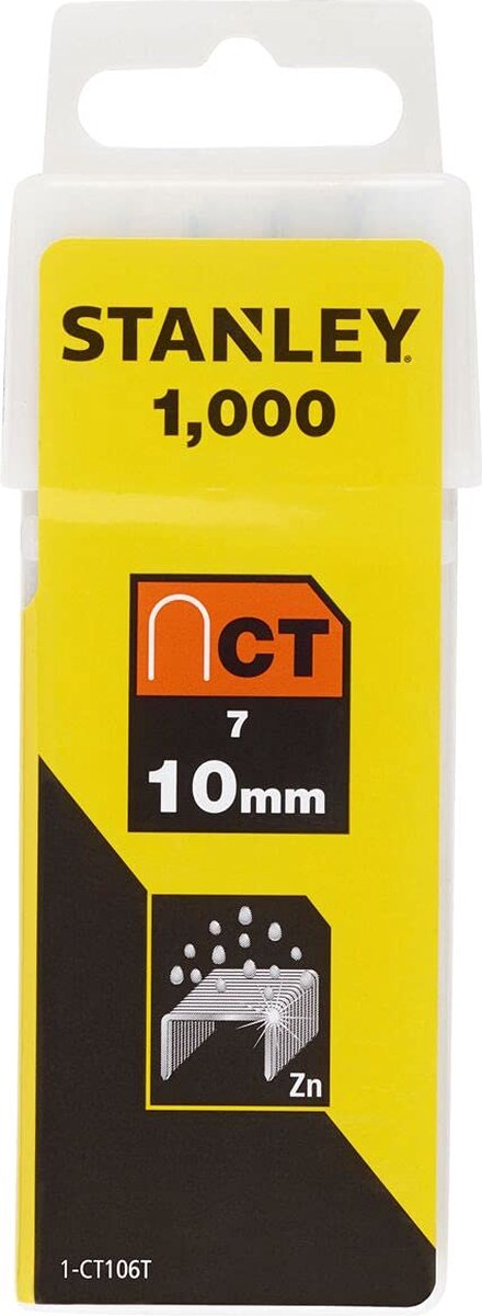 Graffe Stanley per utensili manuali 10mm tipo 7 - 1000 pezzi - 1-ct106t
