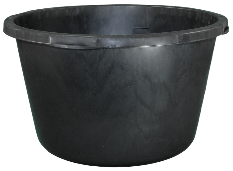 Gripline 1064629 - -d vasca 40l nera con 4 maniglie e autonomia litri | 5 pezzi