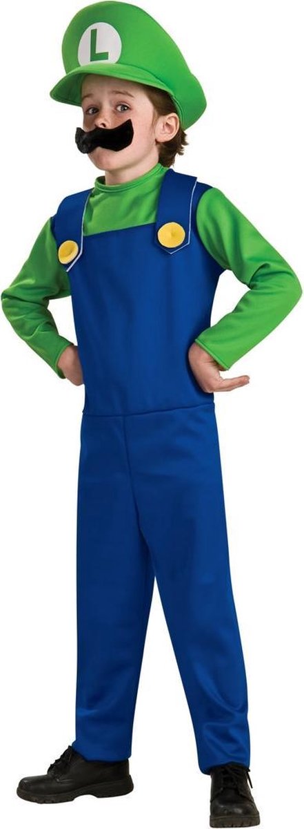 Vegaoo super mario luigi - disfraz - talla l - verde