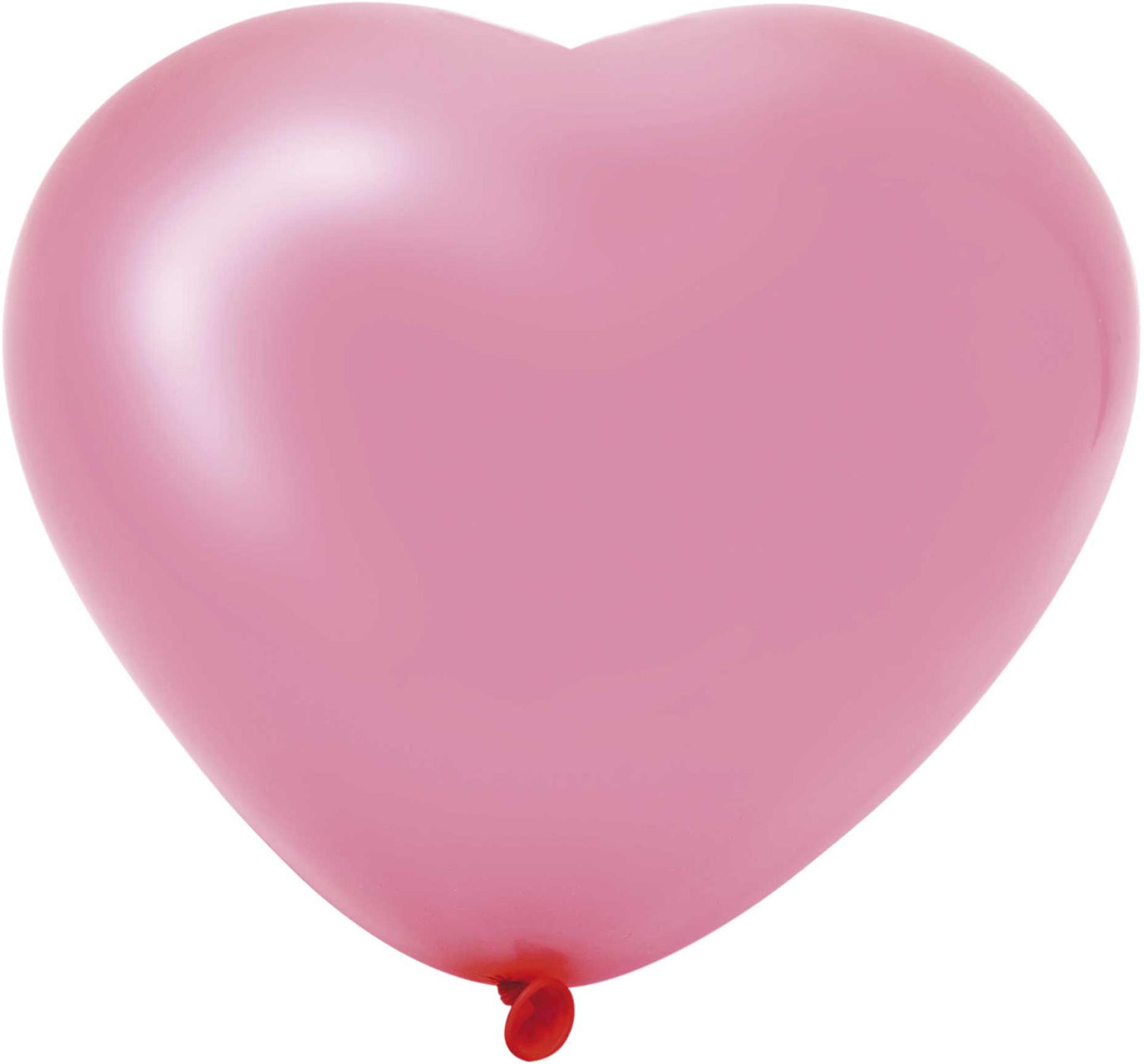 Haza globos corazón rosa 6uds