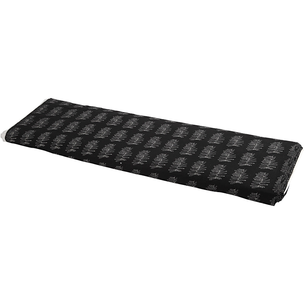 Tela Creativ Company, ancho: 145 cm, 140 gr, gris oscuro, 10 m 1 rollo