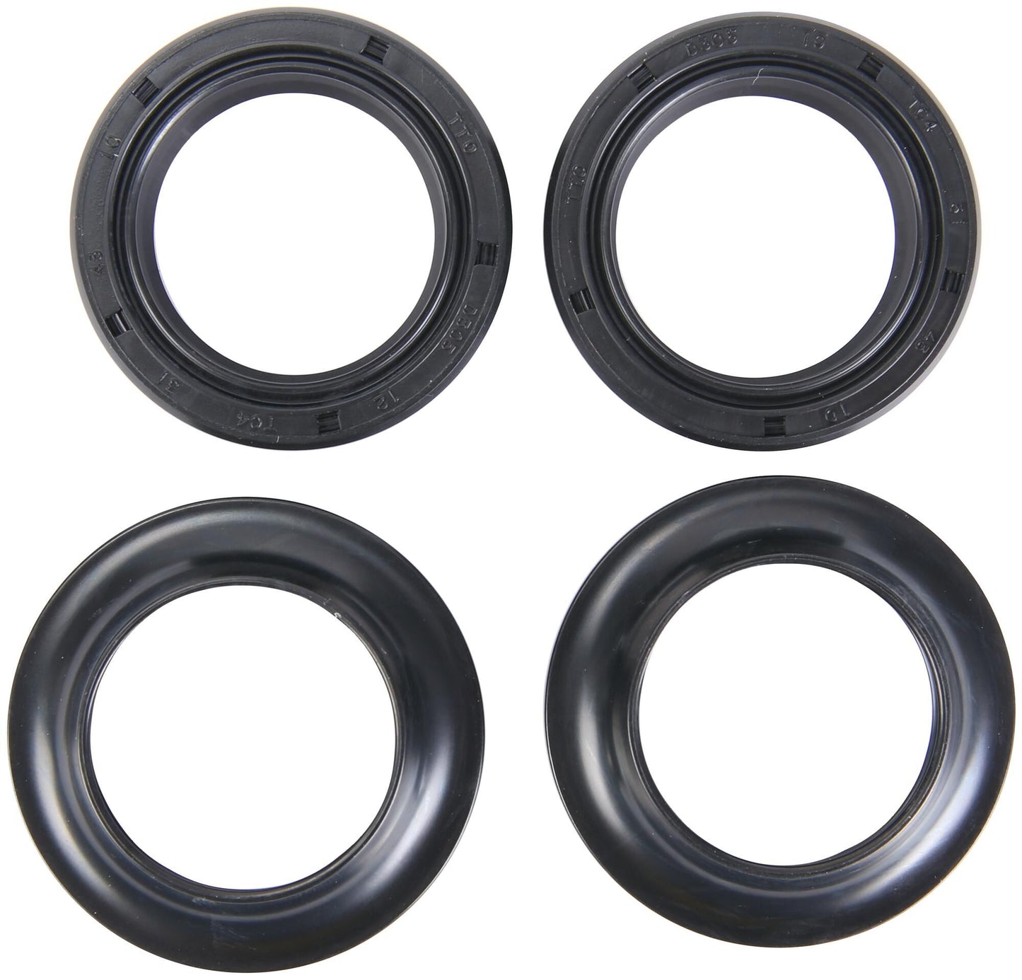 Todas las pelotas de sello de horquilla de carreras ABR 56-170 incl. Gorras de polvo