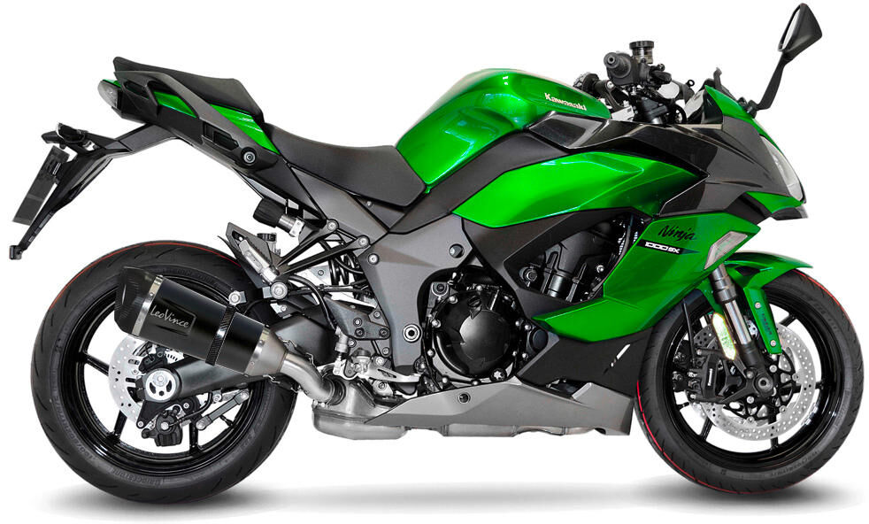 Silenziatore Leovince SBK Factory S Black Edition Schalld Leo Slipon Fact.S SW