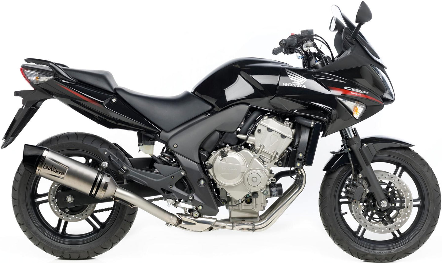 Silenziatore Leovince SBK LV One EVO II Schalld Leo Slipon LV One Inox