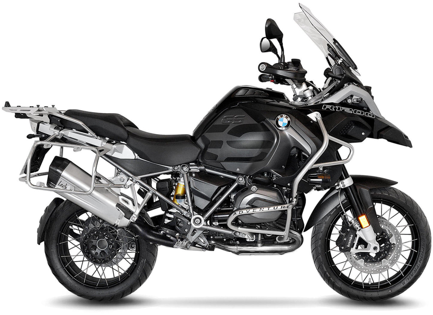Silenziatore Leovince SBK LV-12 schalld Leo Slipon LV-12 acciaio inox