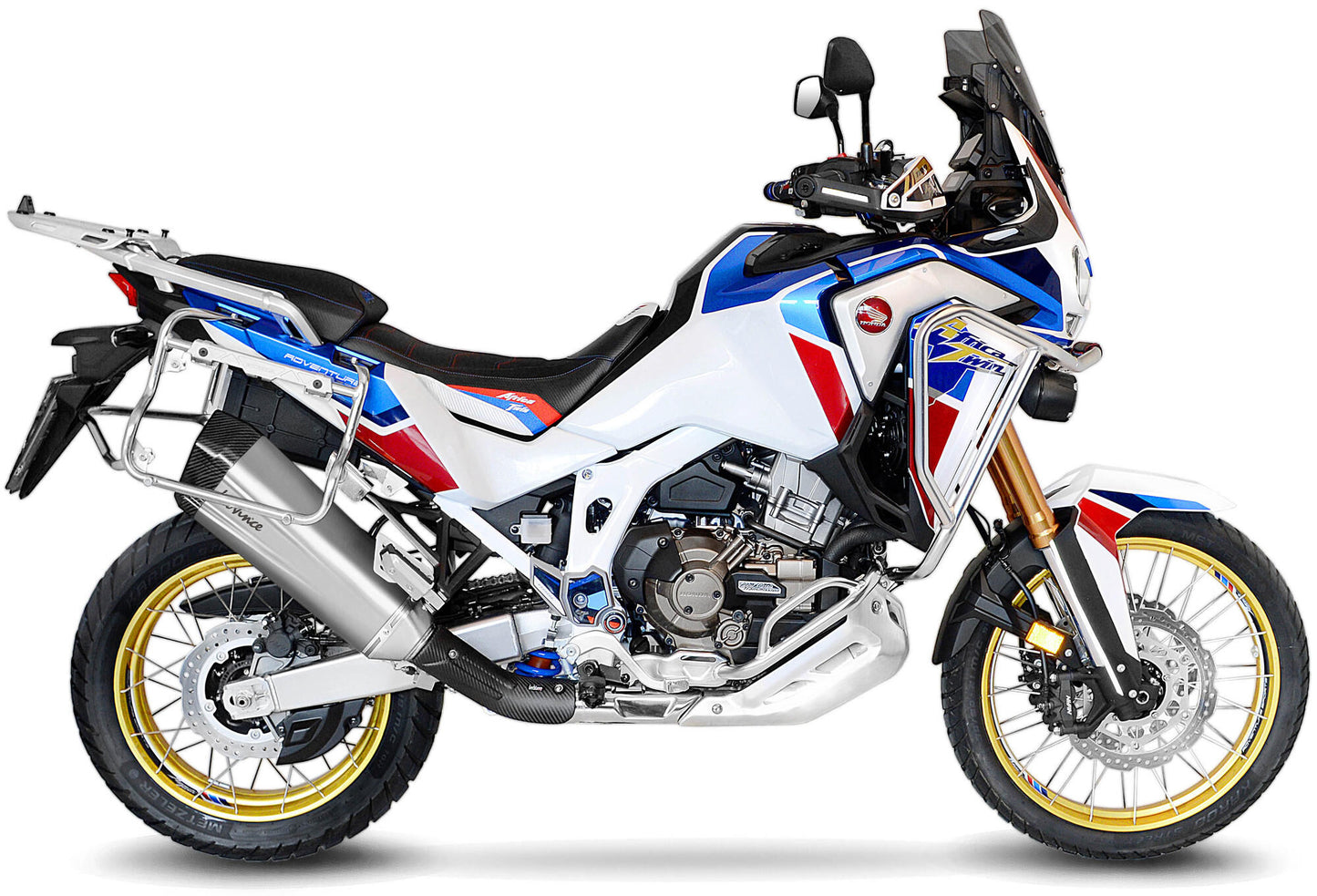 Silenciador Leovince SBK LV-12 schalld Leo Slipon LV-12 acero inoxidable