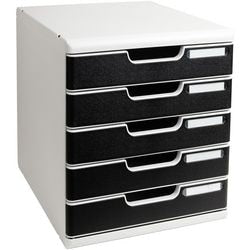 Cassettiere Multiform grigio nero
