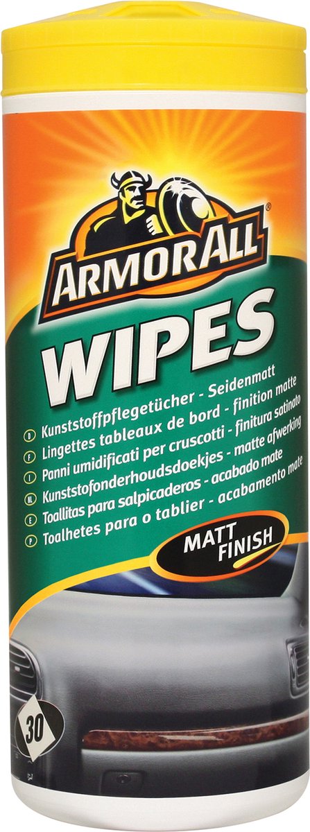 Armor all aa35030m salviette manutenzione plastica opache 30 pezzi