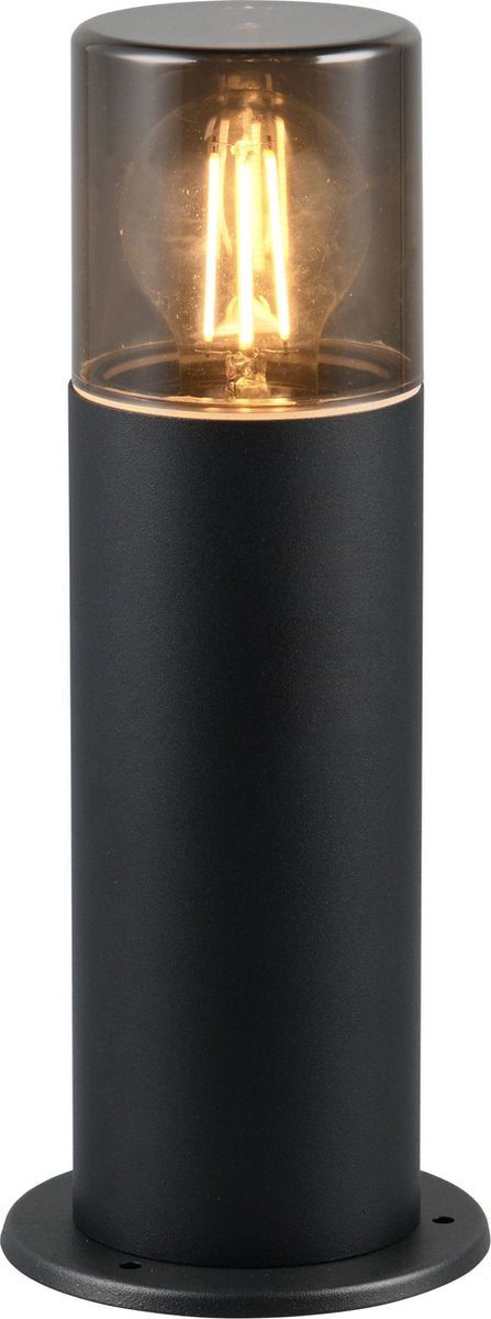 Trio hoosic - iluminación de poste - negro mate - excl. 1x e27 4,9w - iluminación exterior - ip44