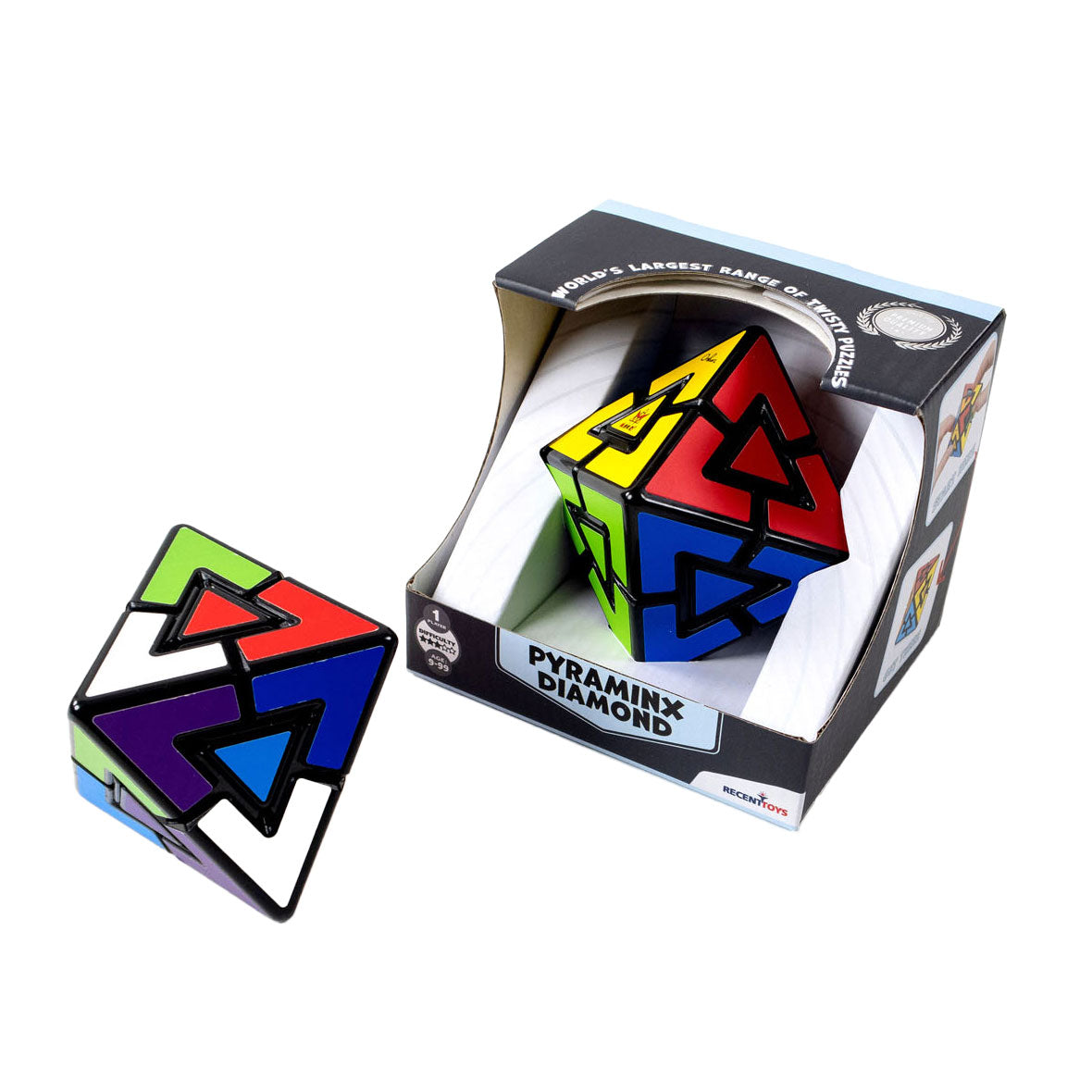 Puzzle rompicapo con diamanti Pyraminx di giocattoli recenti