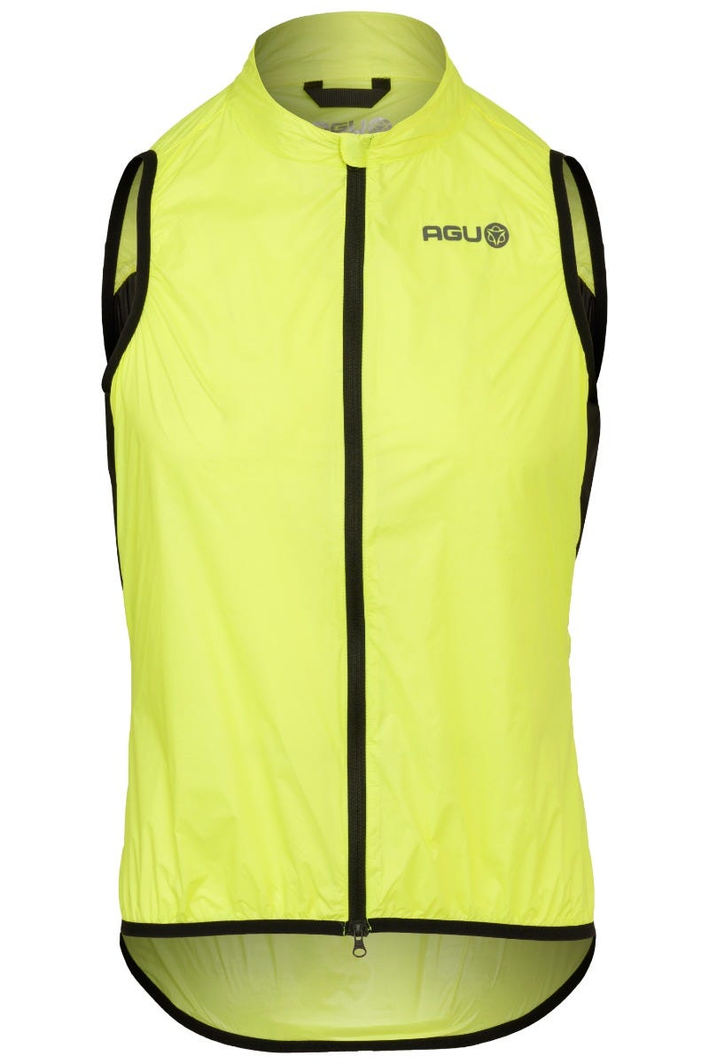 Agu wind body essenziale da uomo giallo neon