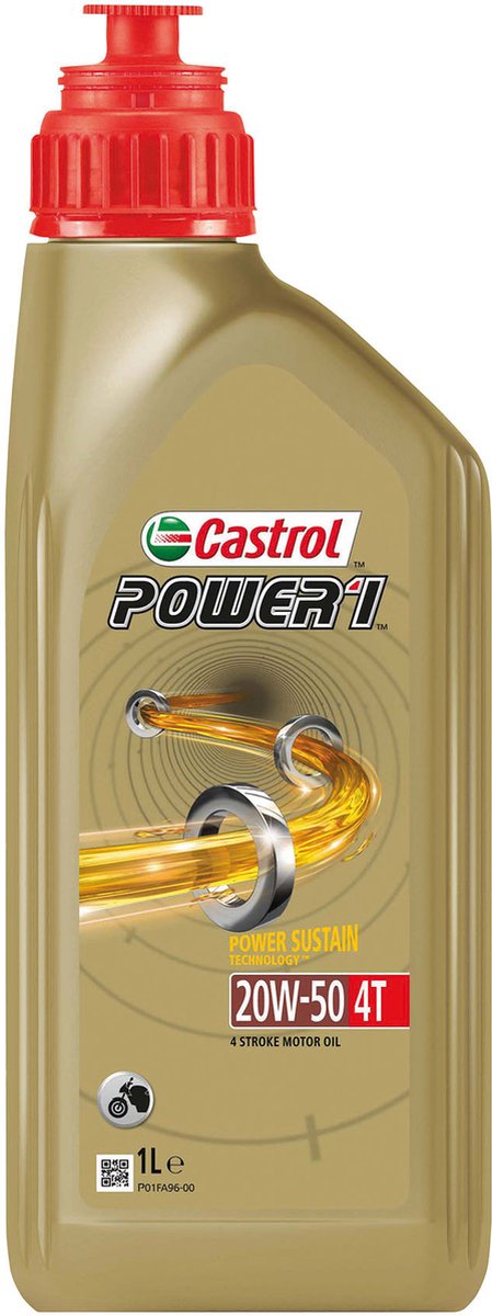 Aceite de motor Castrol power RS 4T 20W-50 1 litro