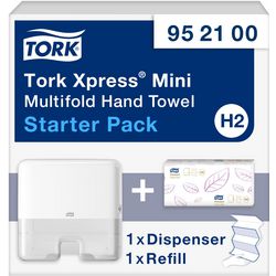 Dispenser asciugamani tork 952100 plastica bianco