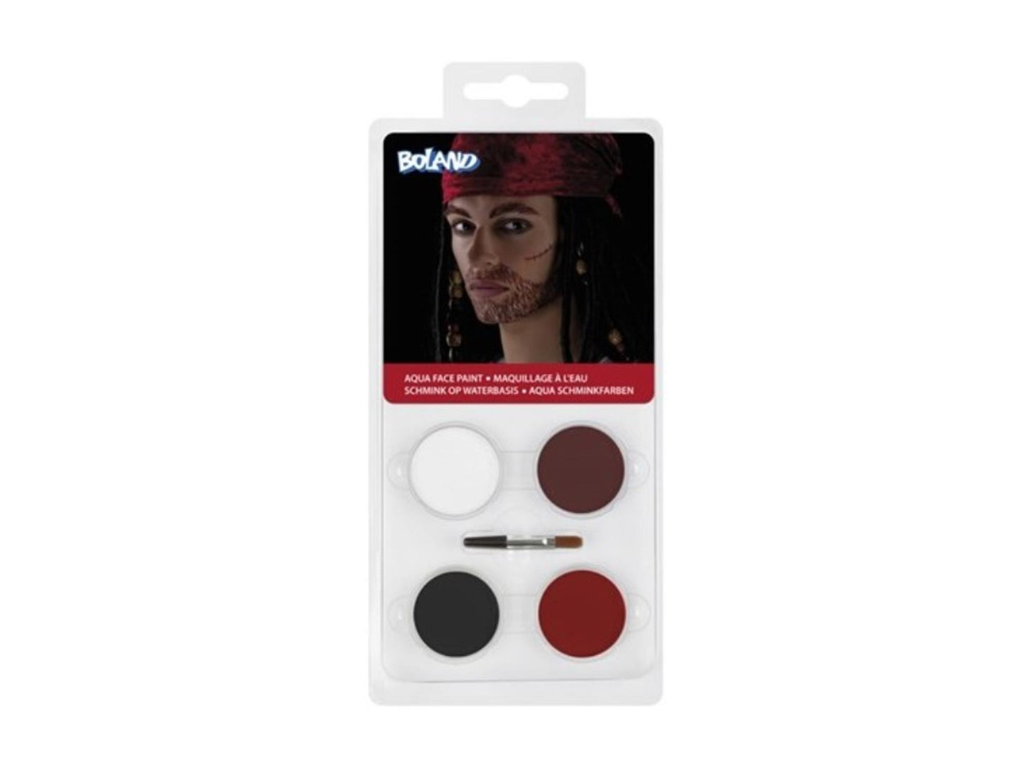 Set de paleta de maquillaje pirata a base de agua Boland