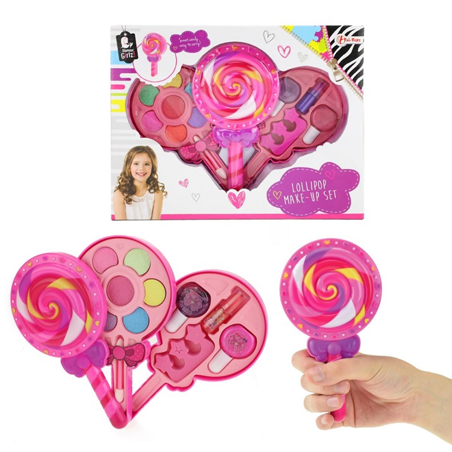 Maquillaje toi-toys en rosa lolly