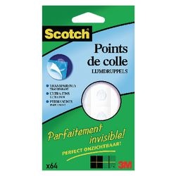 Gocce di colla scotch invisibile permanente 64 pezzi
