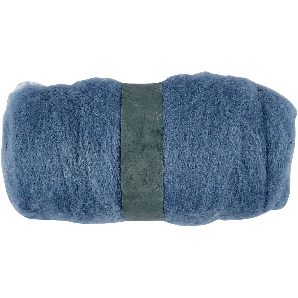 Empresa Creativ lana cardada azul cielo 100 gr 1 ovillo