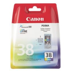 Inktcartridge canon cl-38 cl cyaan, magenta, geel