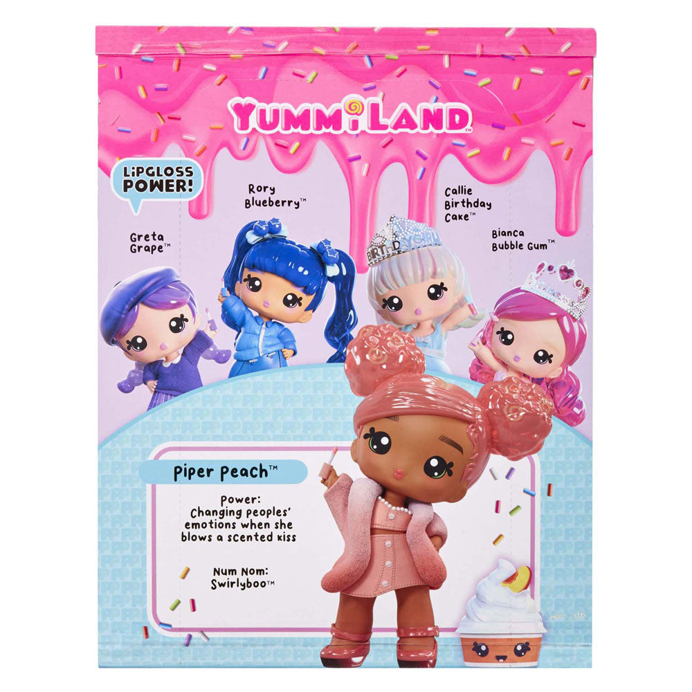 MGA Entertainment Yummiland Big Pop + Lip Gloss Animal Piper Peach