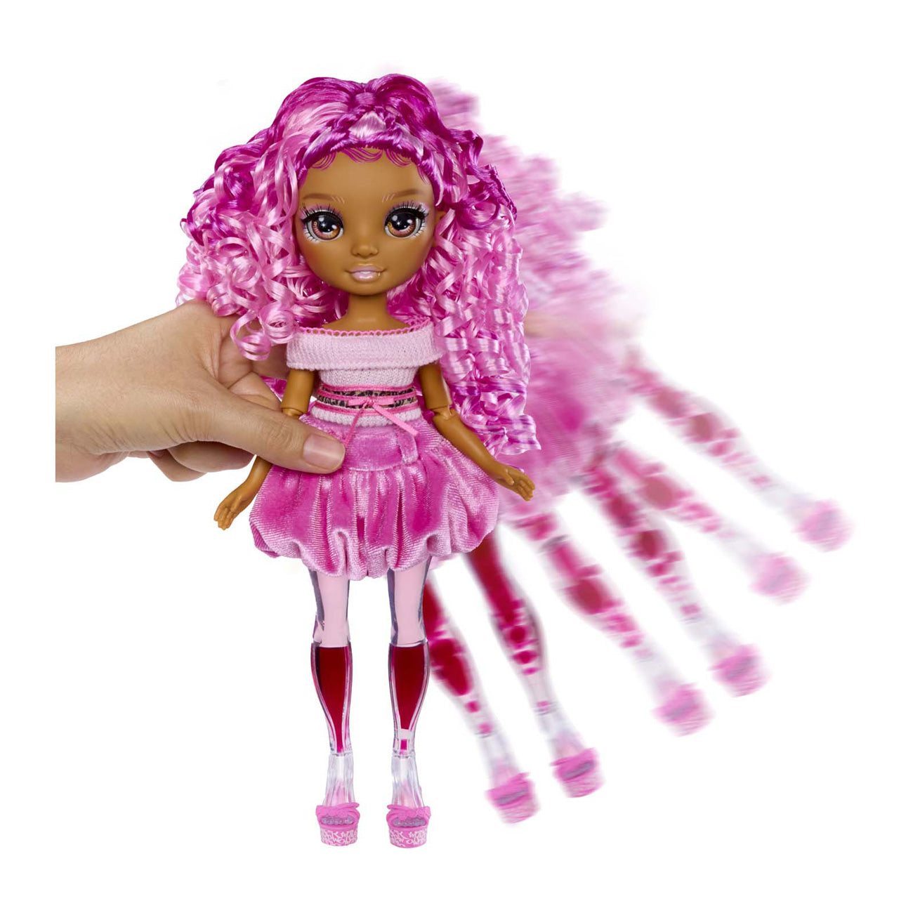 Mga rainbow high sparkle shine modepop roze