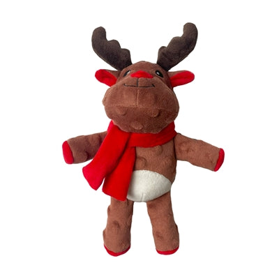 Feliz mascota de reindier festivo