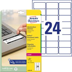 Etichette antifrode avery l6146-20 adesive permanenti 480 pezzi