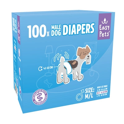 Pannolini per cani Easypets maschili