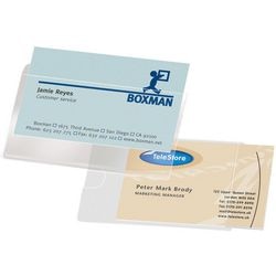 Fundas para tarjetas de visita autoadhesivas 3m 10114 9,5x6cm