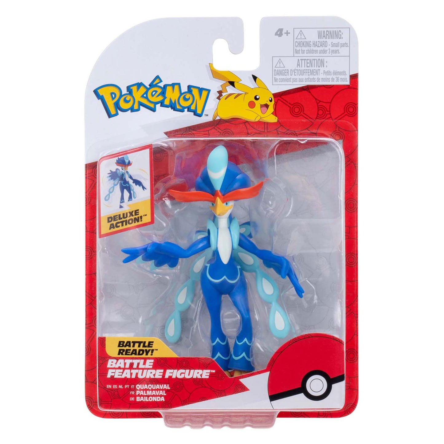 Pokémon Battle Figura Quaquaval 12 cm