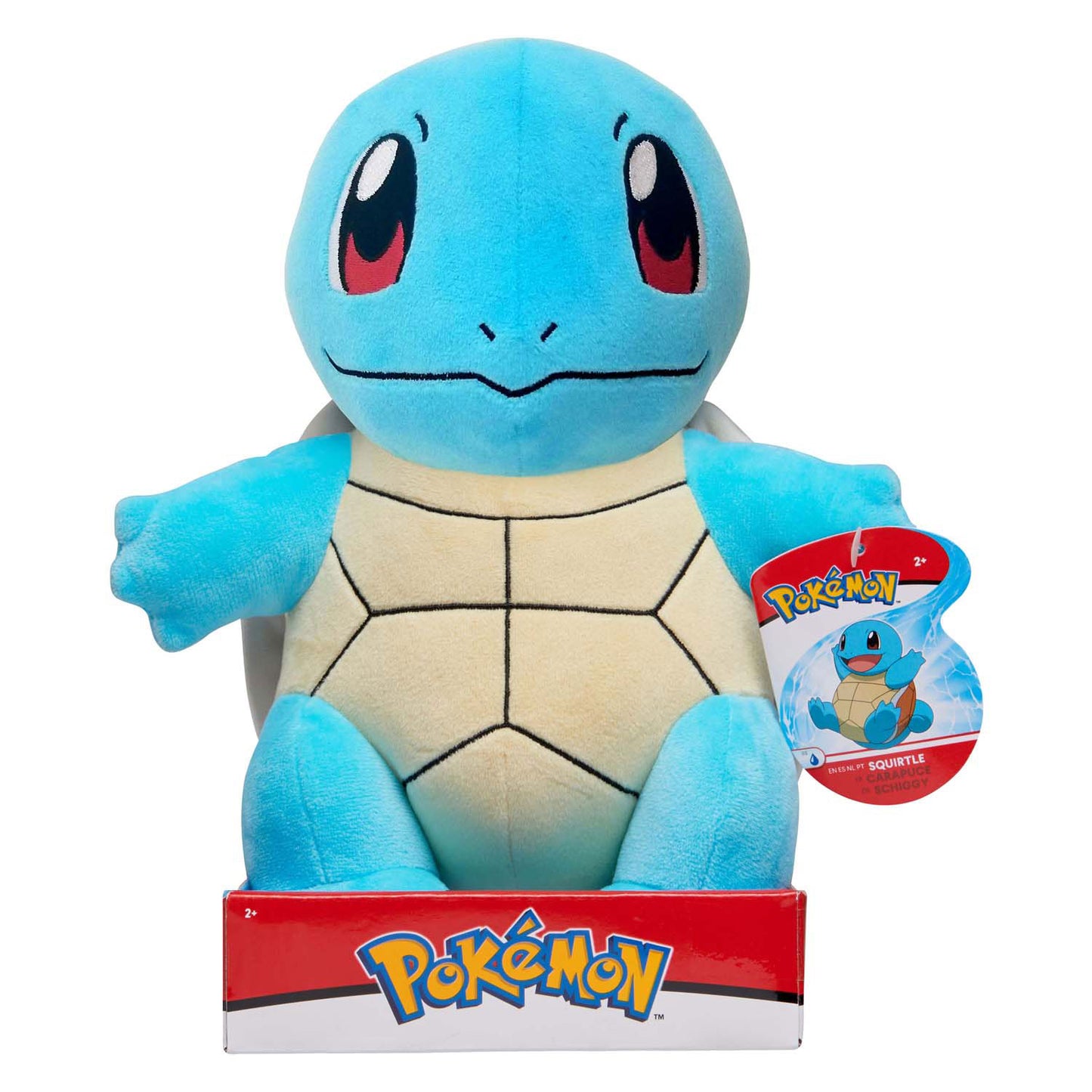 Jazwares pokémon peluche squirtle de peluche, 30cm