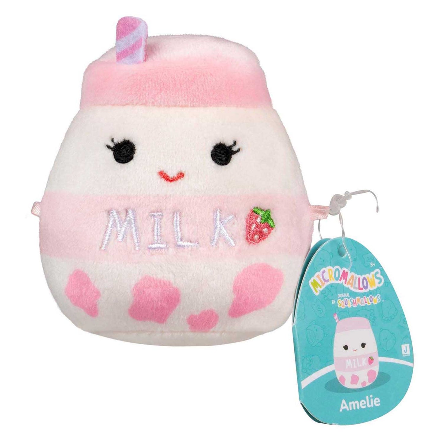 Micromallows peluche 6,5 cm paquete de 3 ingred, amelie daisuke