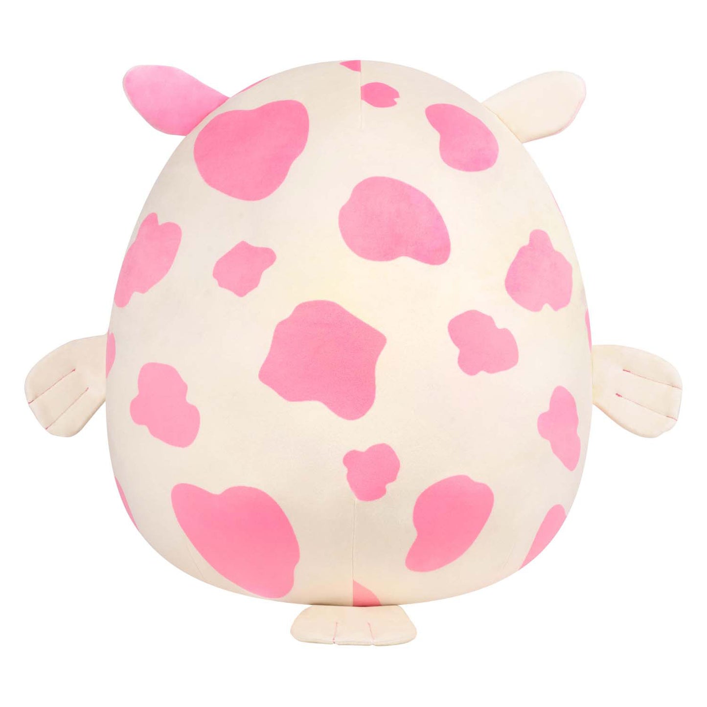 Jazwares Squishmallows peluche coccolone - Mondy la mucca di mare bianca maculata rosa - 40 cm