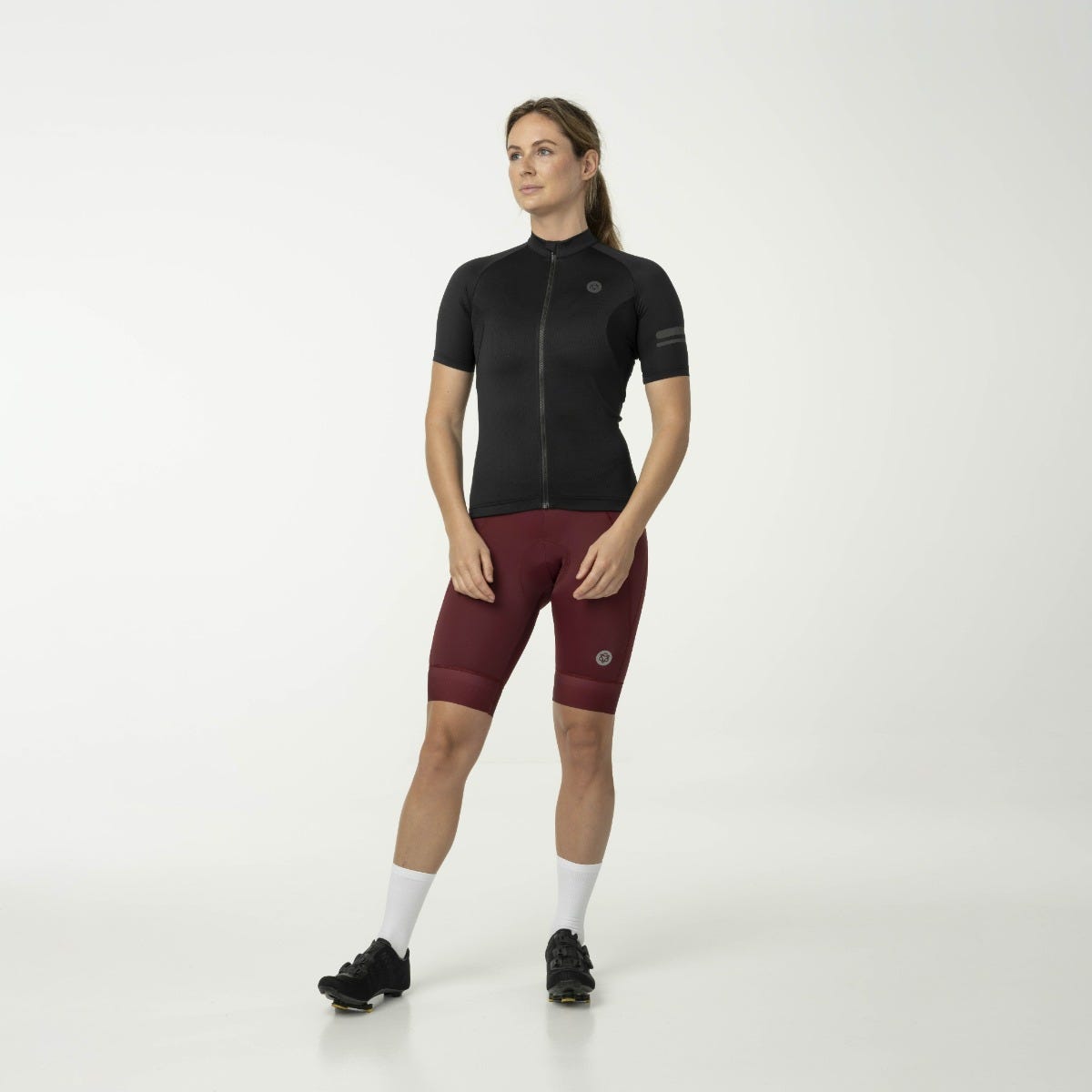 Maglia da ciclismo Agu Core essenziale da donna nera