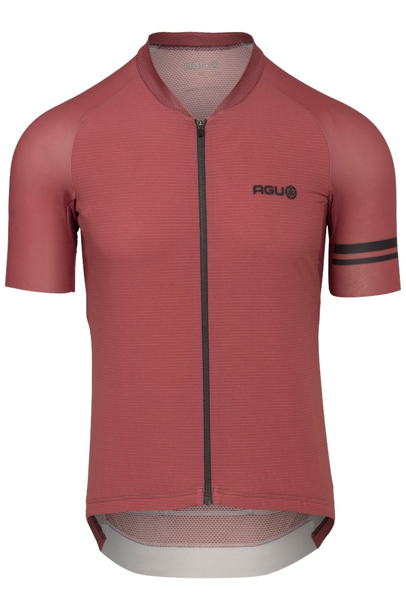 Maillot ciclista high summer performance hombre rosa marrón
