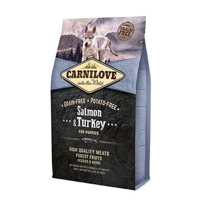 Cachorros de pavo de salmón de carnilove