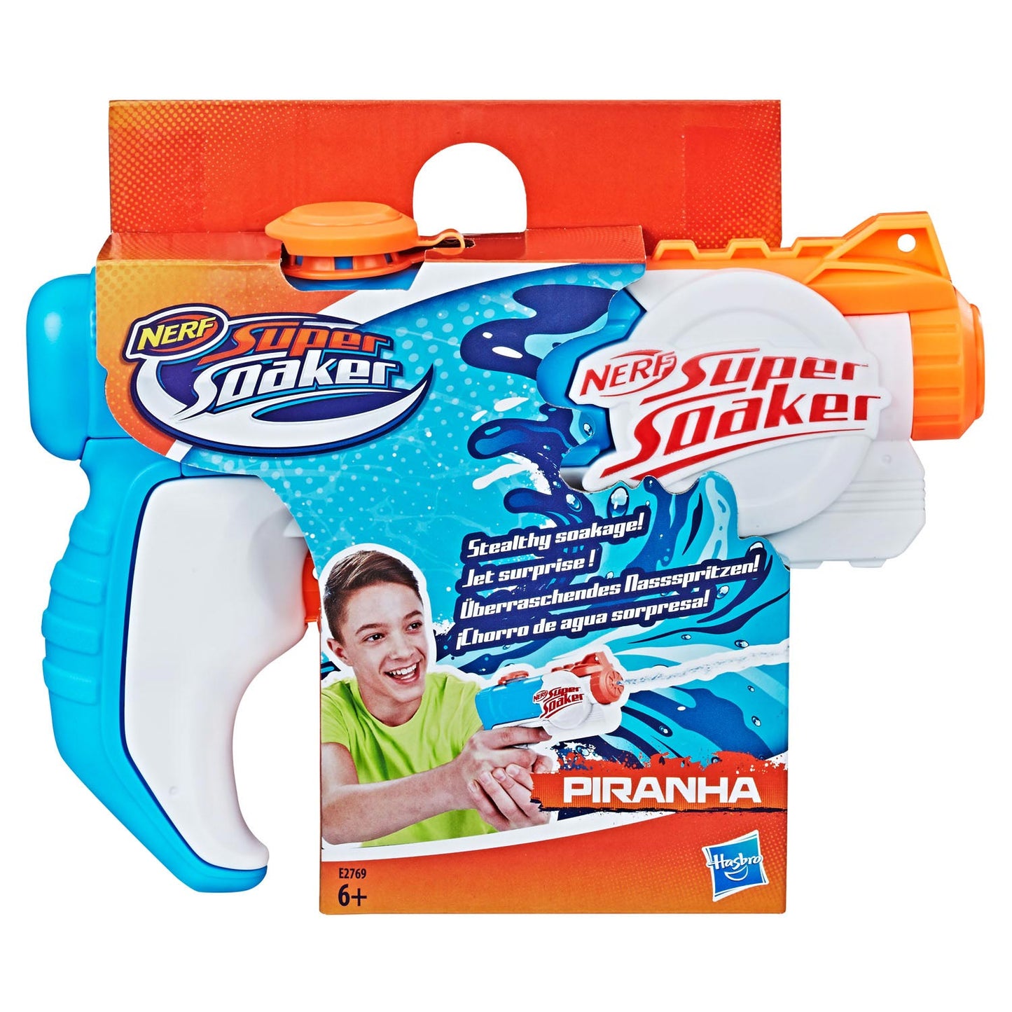 Nerf super piranha inzuppato