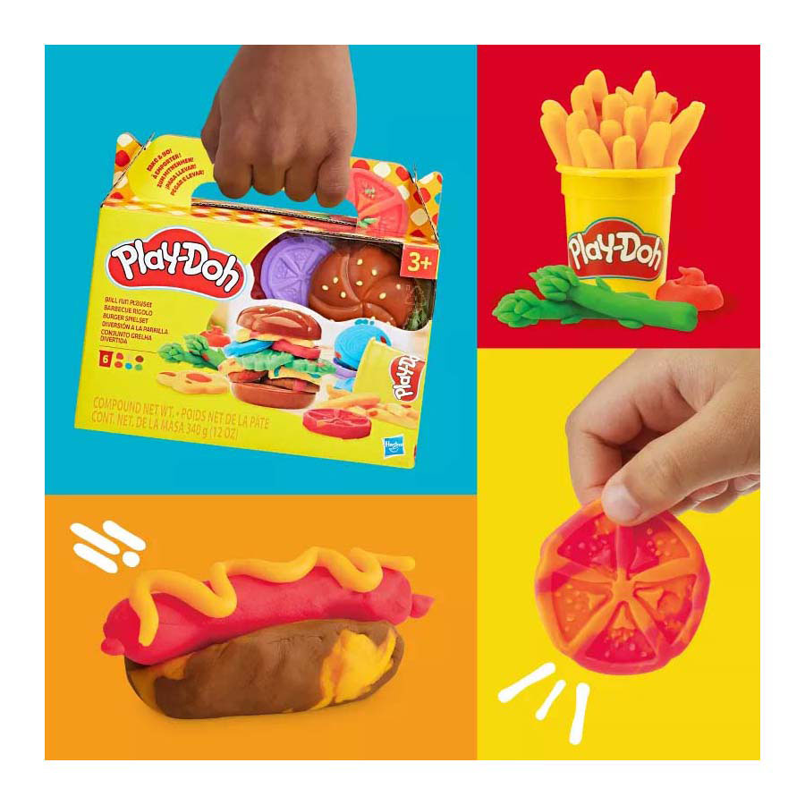 Diversión asada con plastilina - 6 vasijas de barro