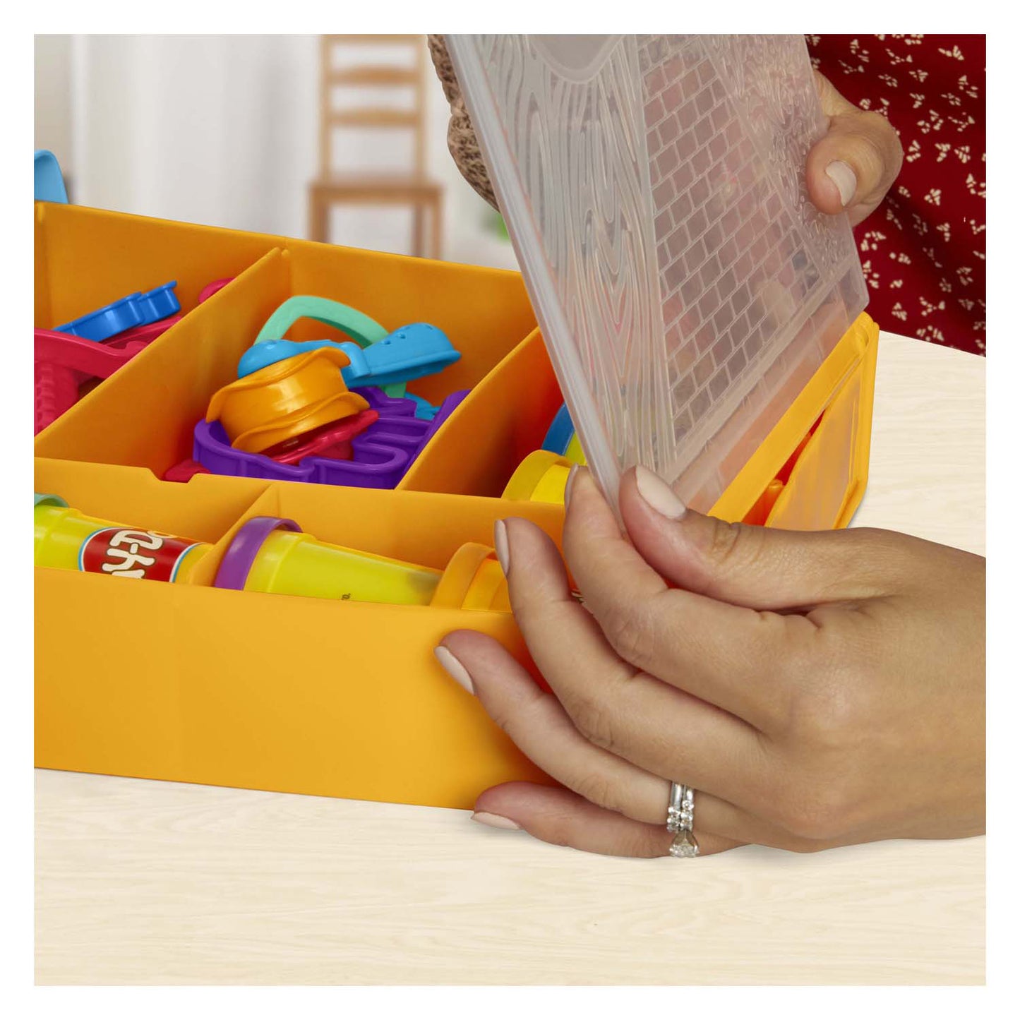 Juego de almacenamiento de animales de fantasía play-doh - 8 vasijas de barro