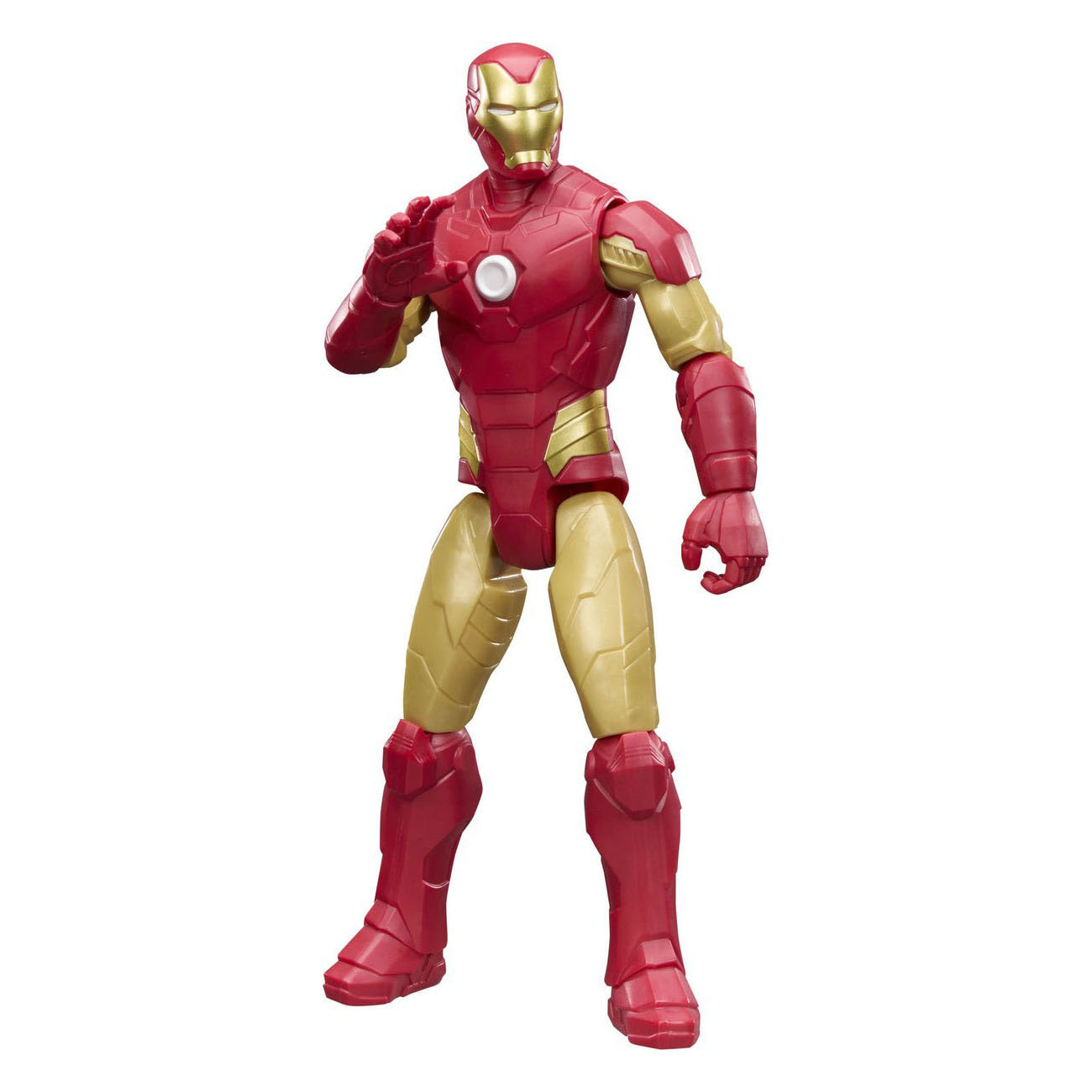 Hasbro marvel vengadores titan serie iron man jugando figura