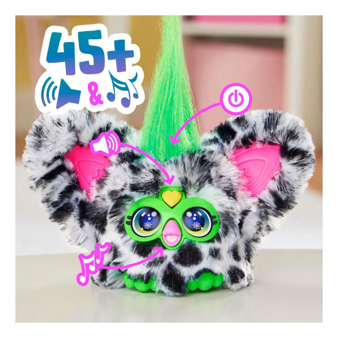 Hasbro Furby Furblets Moo Boo – personaggio da gioco – peluche con suono