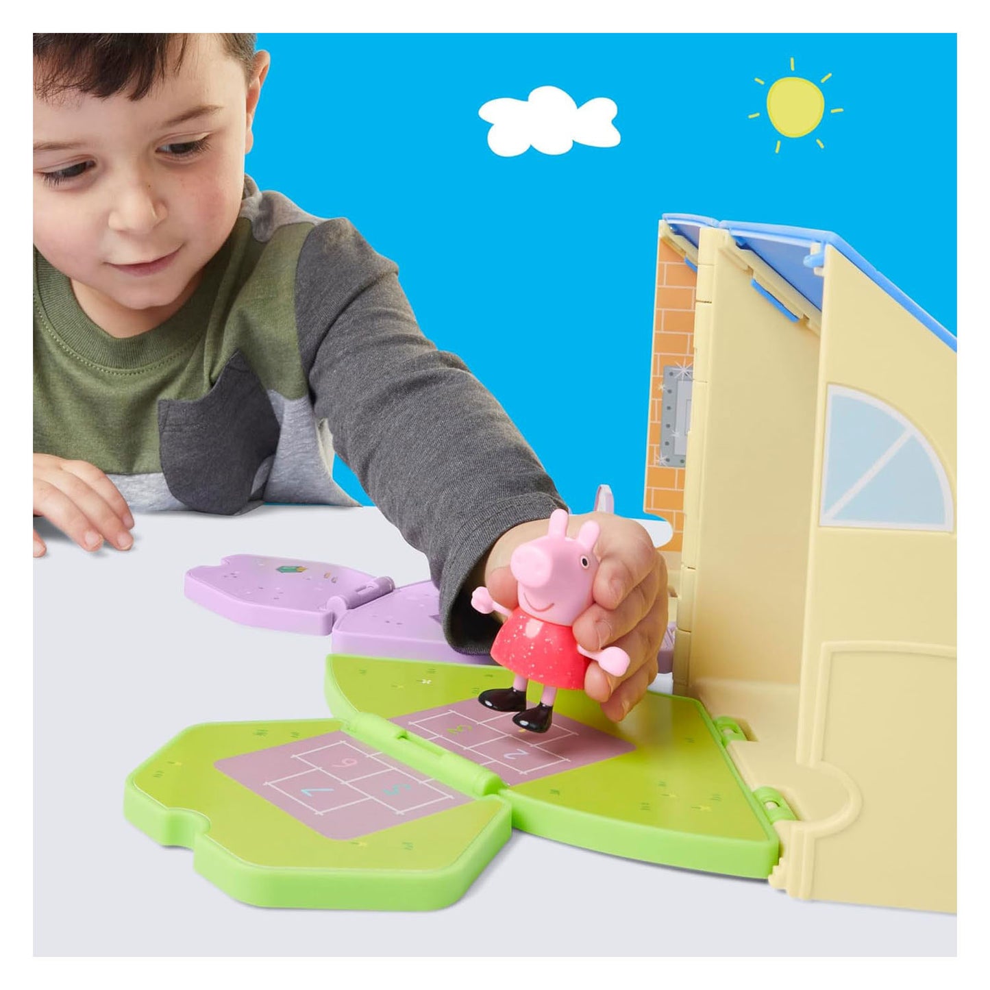 Hasbro peppa pig open klaslokaal speelset