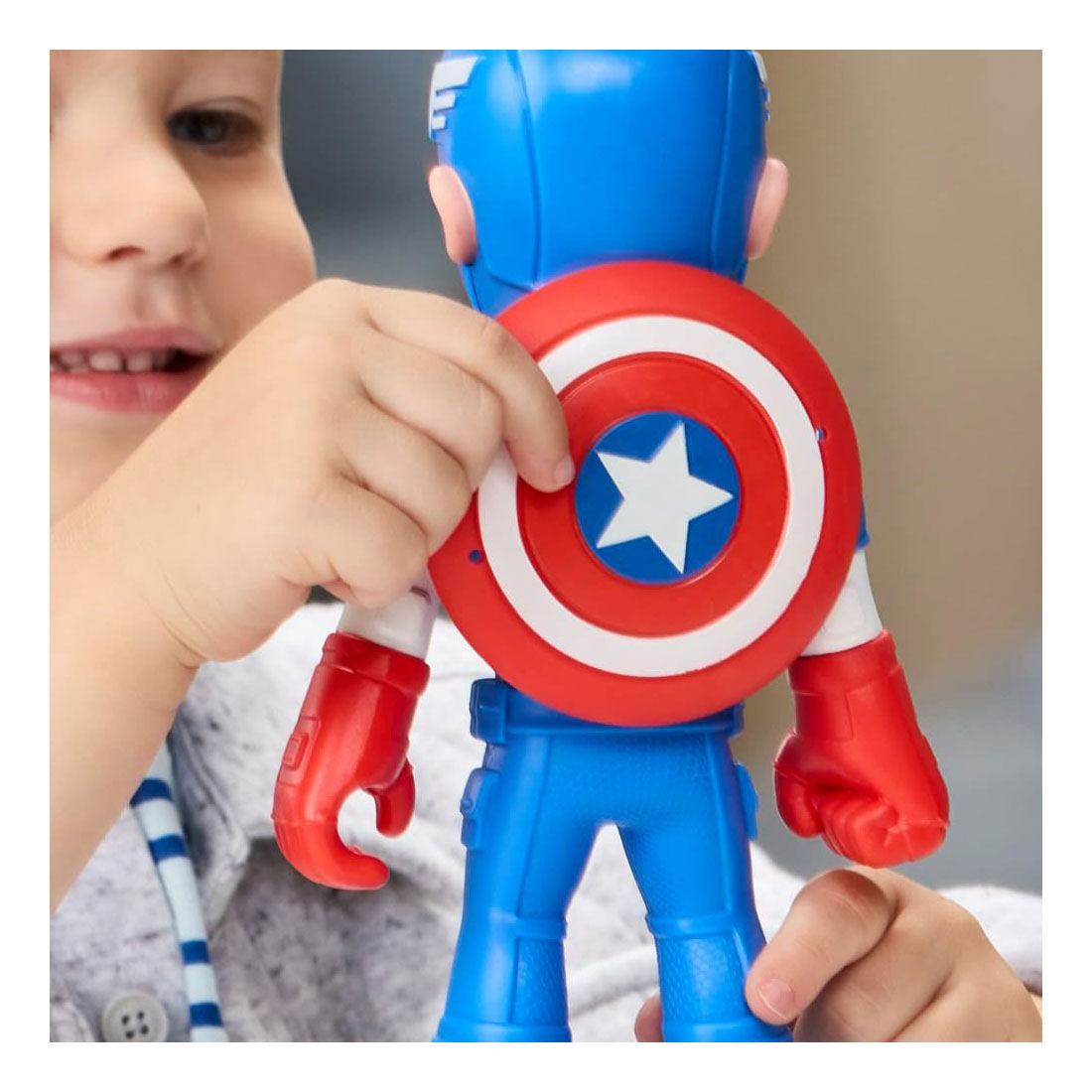 Marvel Spidey e i suoi fantastici amici Capitan America - action figure 23 cm