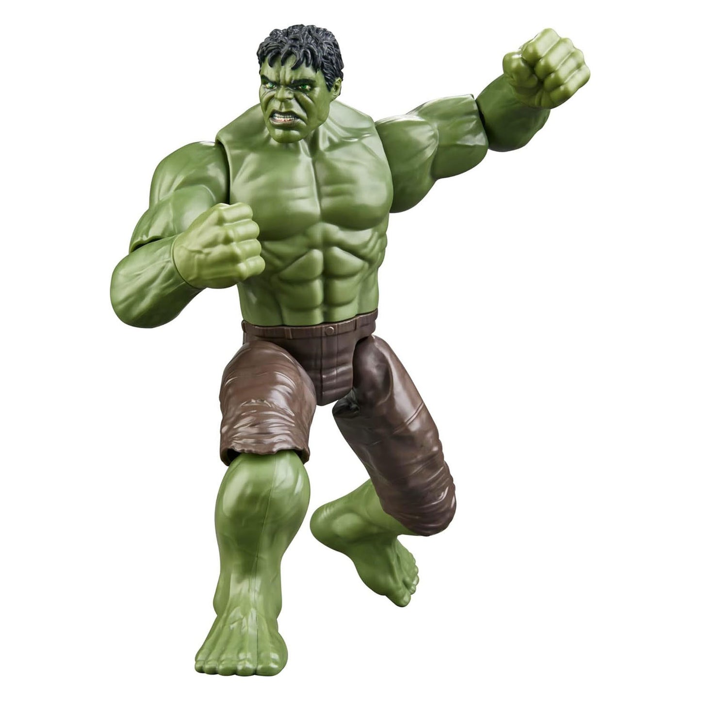 Hasbro marvel spiderman titan series hulk jugando figura