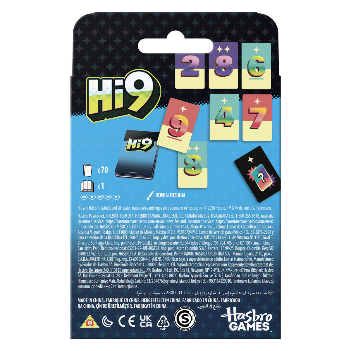 Gioco di carte hasbro gaming hi9 - inglese