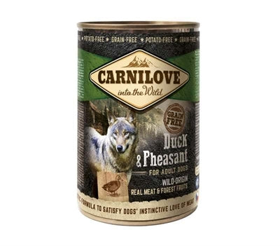Carnilove Dog puede pato faisán